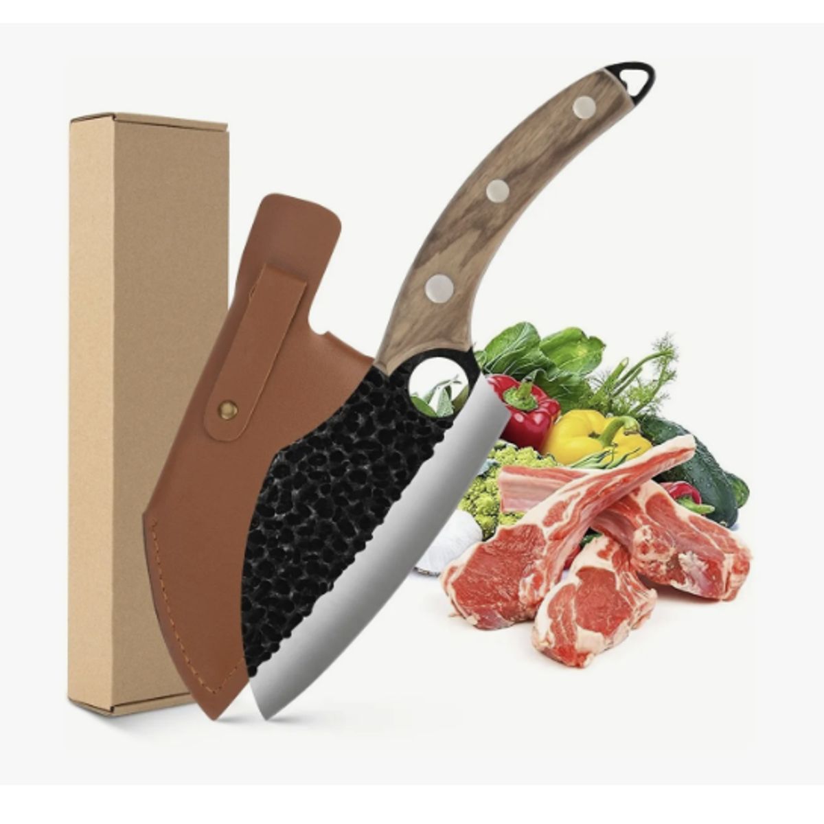 GENERICO - Cuchillo De Cocina De Acero Inoxidable Profesional Para Chef