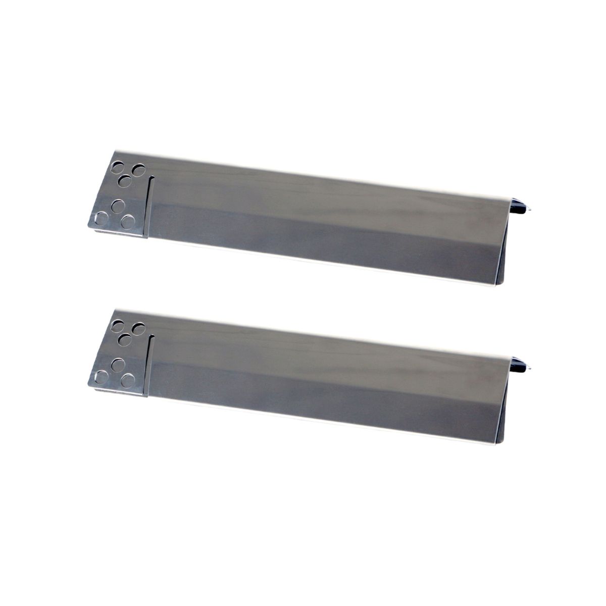 GENERICO - Kit 2 Repuesto Difusor de Llama Universal Ajustable (29,5 a 52 cm) Parrillas a Gas