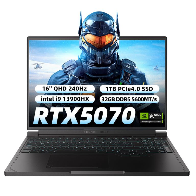 Notebook Gamer RS16 intel I9-13900HX RTX 5070 32GB Ram 1TB SSD 16 QHD