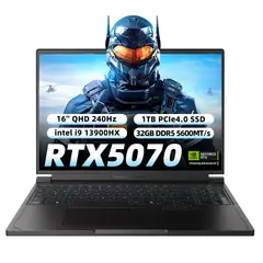 THUNDEROBOT - Notebook Gamer RS16 intel I9-13900HX RTX 5070 32GB Ram 1TB SSD 16 QHD