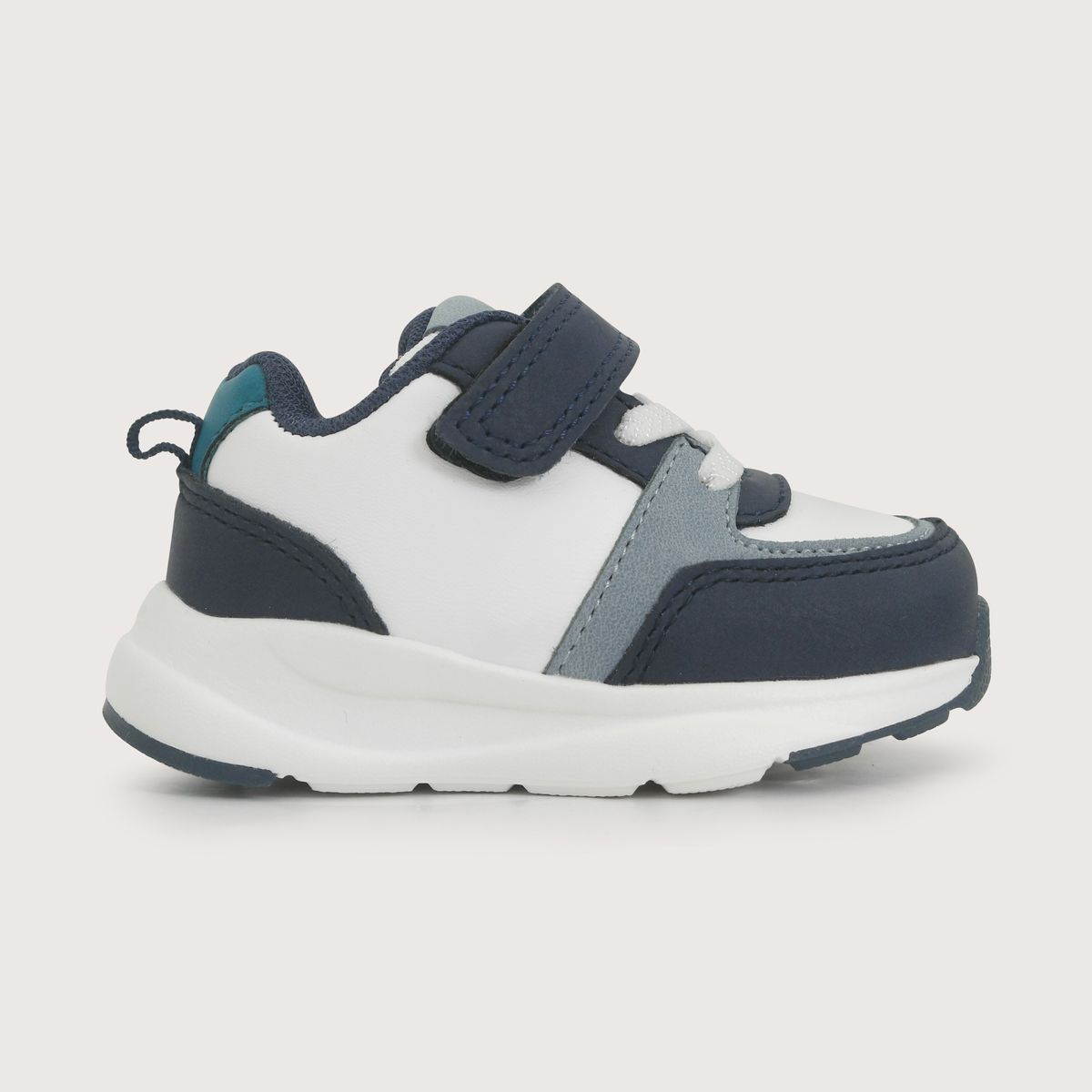 OPALINE - Zapatilla Sport Blanco Azul Niño