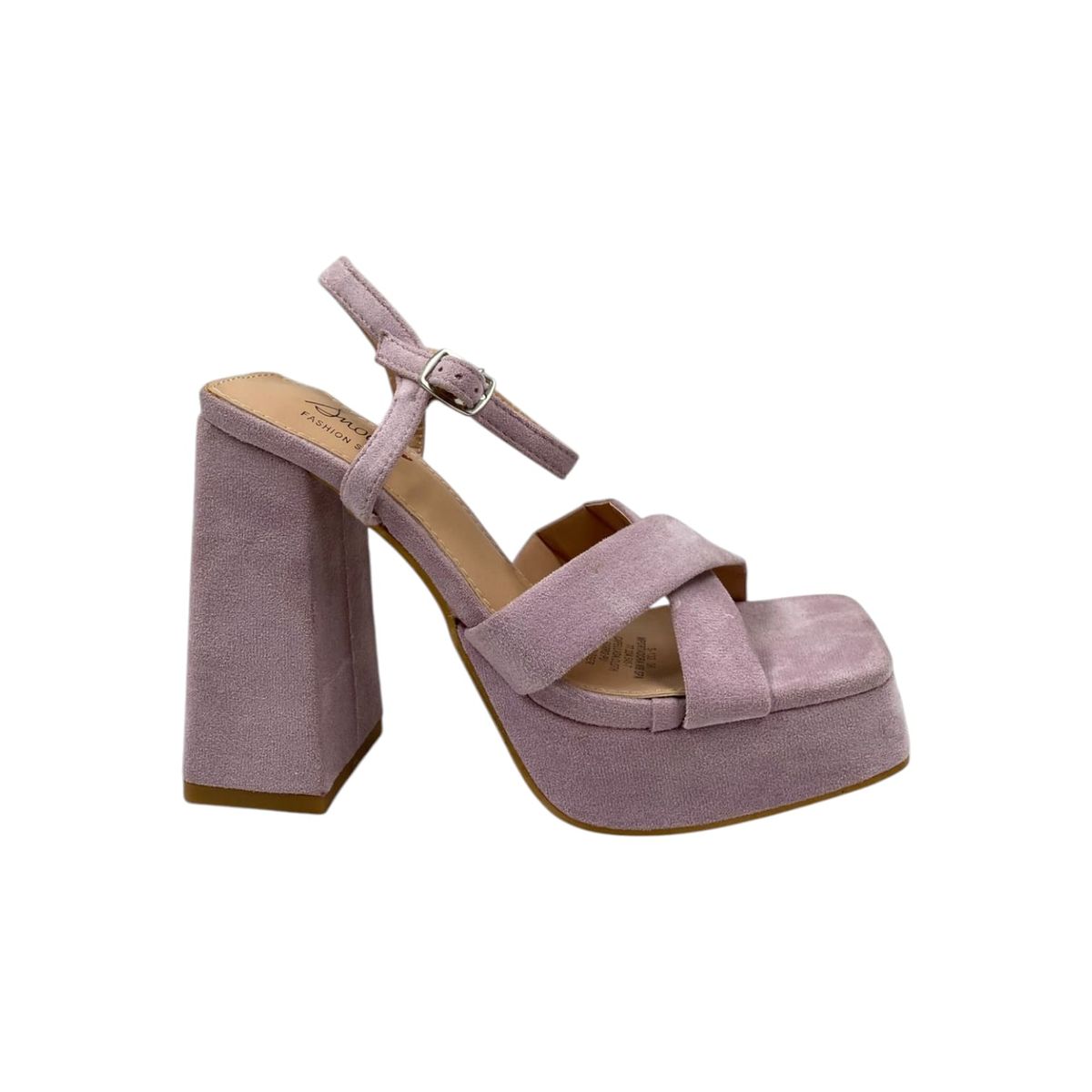 HERIEL - Sandalia Purpura Plataforma Mujer