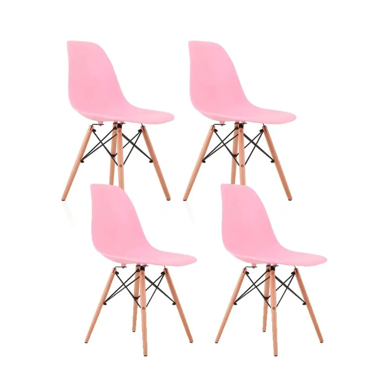 HABITA2 CHILE - Pack de 4 Silla Eames - Rosada
