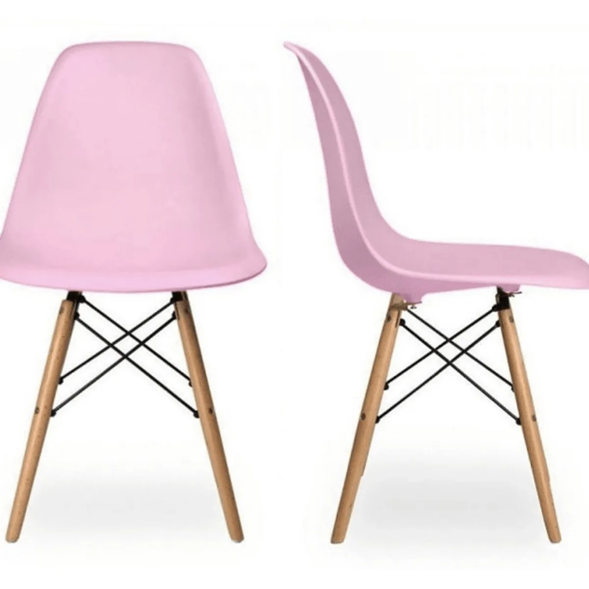 HABITA2 CHILE - Pack de 4 Silla Eames - Rosada