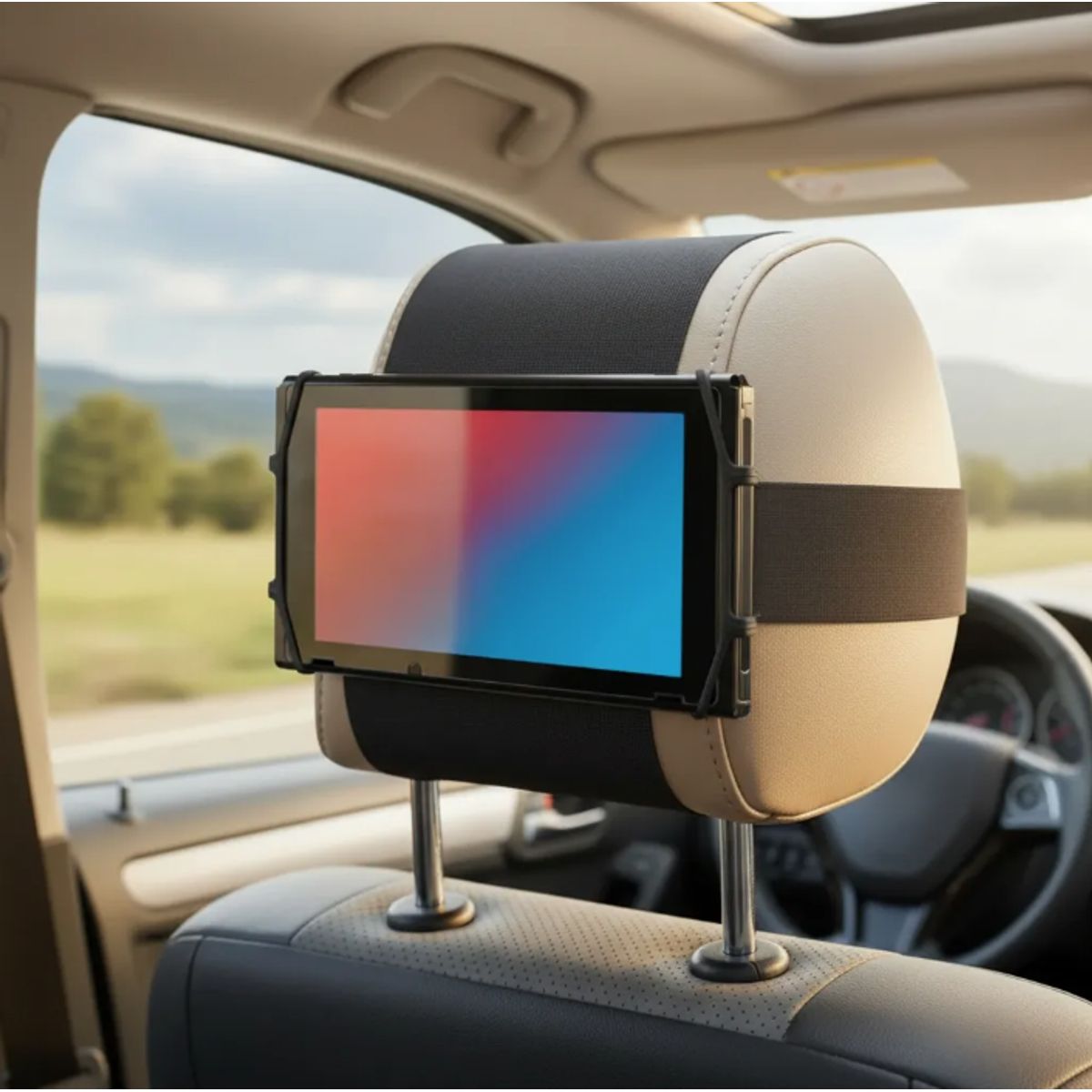 GENERICO - Soporte Reposa Cabezas Del Coche Para Nintendo Switch