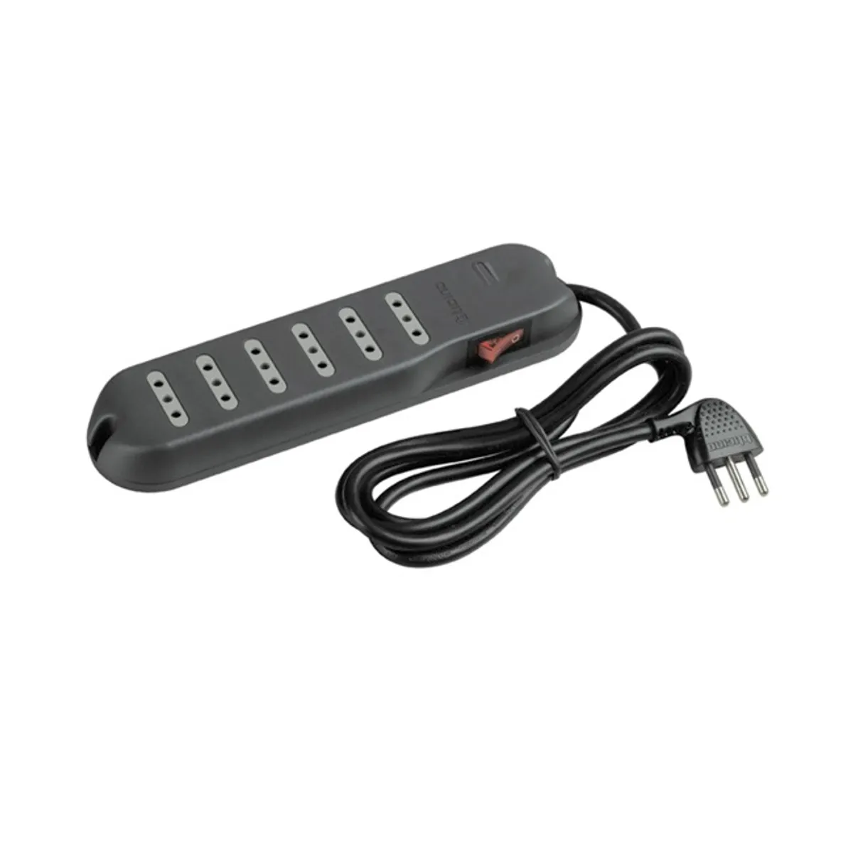 Alargador 6 Tomas 2P+T 10A 5Mt Gris Legrand, marca BTICINO - Foto Principal