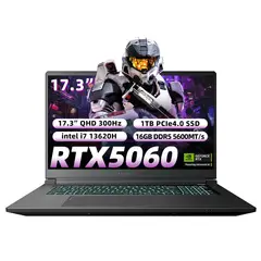 THUNDEROBOT - Notebook Gamer 911X intel I7-13620h RTX 5060 16GB Ram 1TB SSD 17.3" QHD