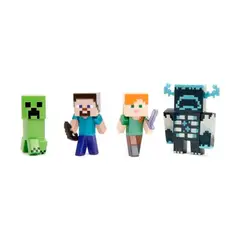 MINECRAFT - Set de 4 Piezas Increíbles de – Figuras de 9 cm