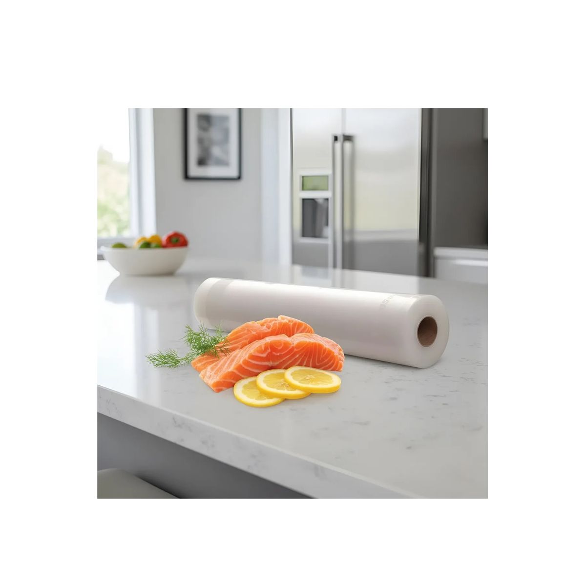 GENERICO - Rollo Bolsas De Calidad Para Sellar Al Vacío 28 Cms X 10 Mts Color Transparente