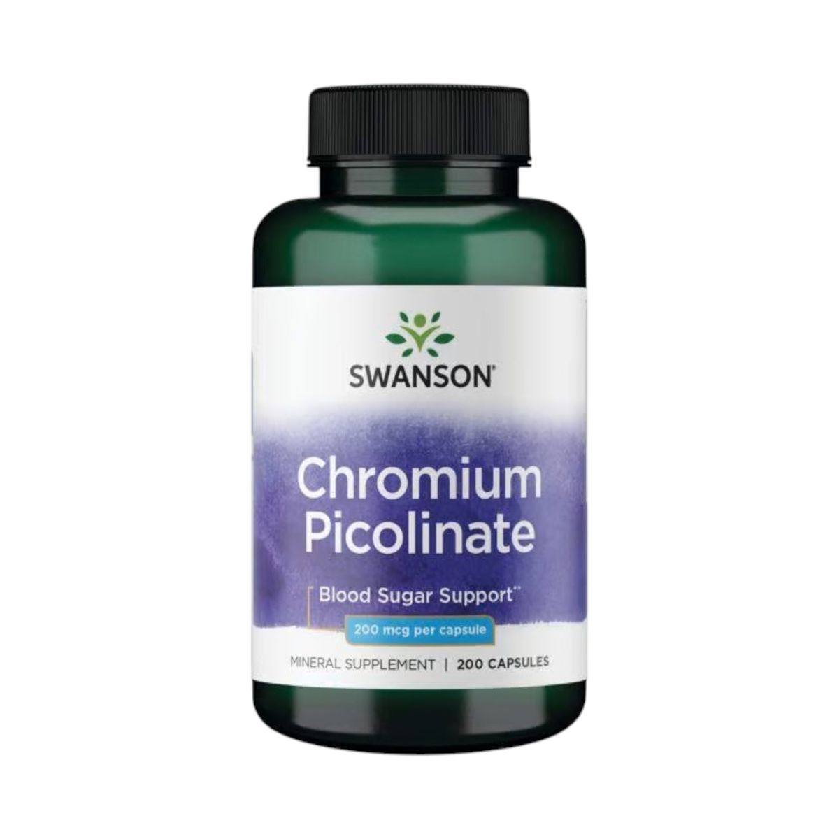 SWANSON - PICOLINATO DE CROMO 200MCG 200 CPS VEGANAS - SWANSON