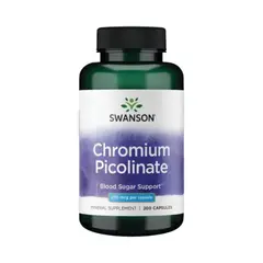 SWANSON - PICOLINATO DE CROMO 200MCG 200 CPS VEGANAS -