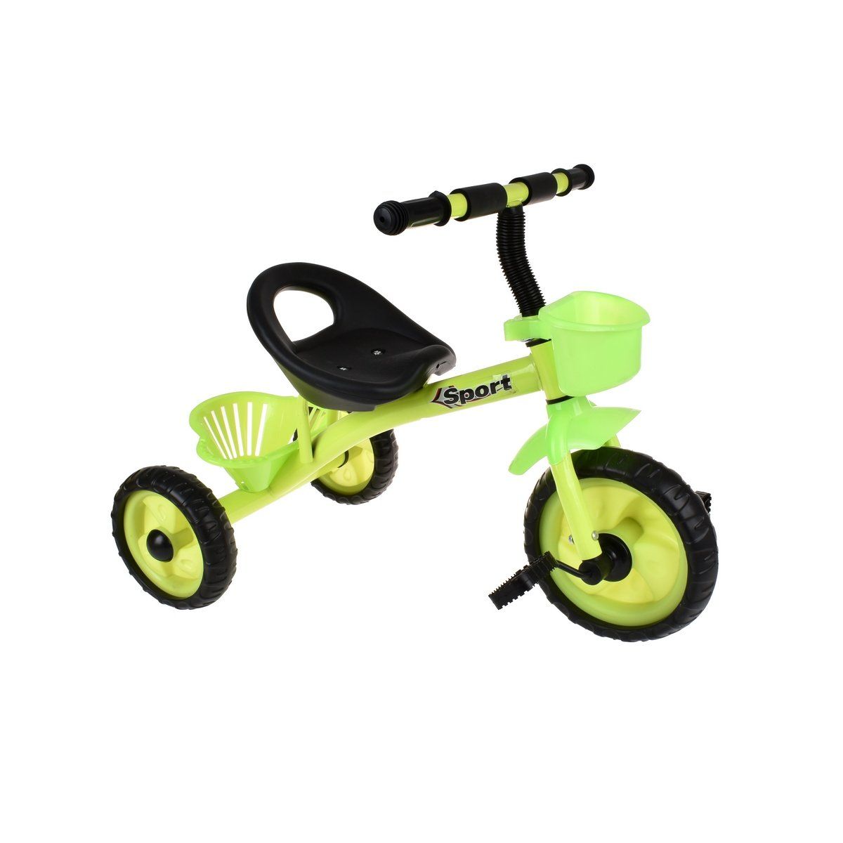 ANSALDO - Triciclo Metálico Con Canasto Verde