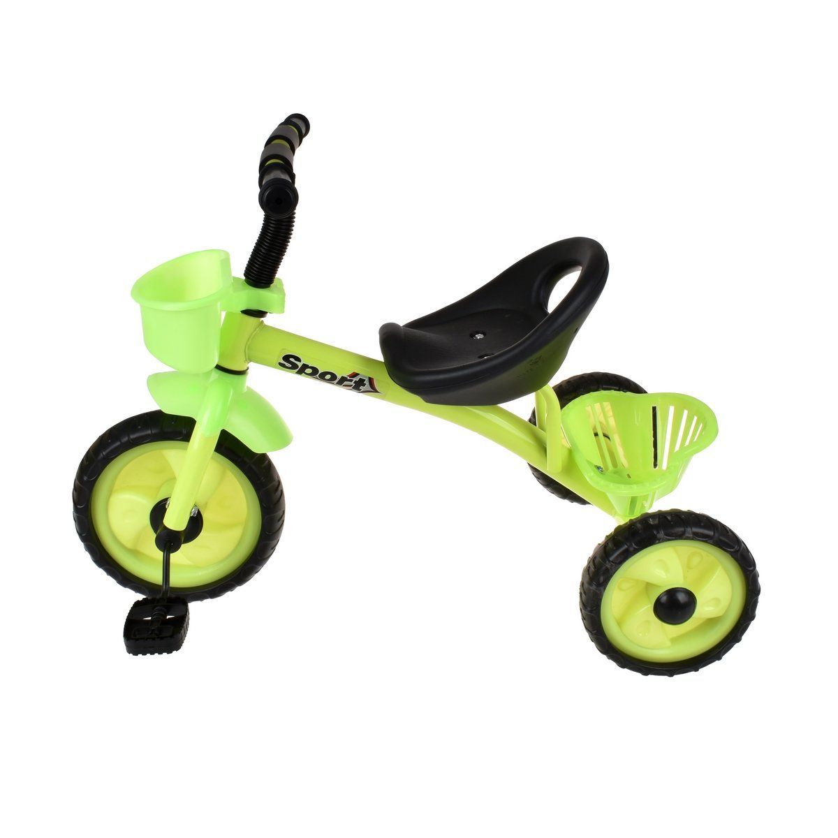 ANSALDO - Triciclo Metálico Con Canasto Verde