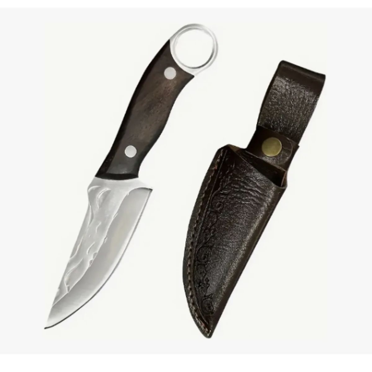 GENERICO - Cuchillo Carnicero Parrillero Y Deshuesado Forjado A Mano