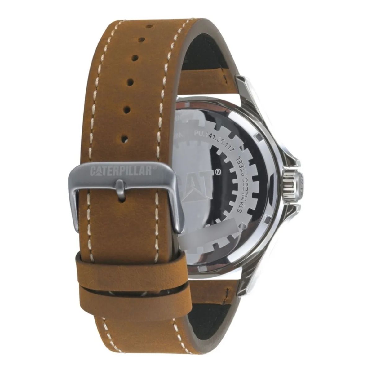 CAT - RELOJ CAT PU-141-35-117 PLATEADO NEGRO HOMBRE