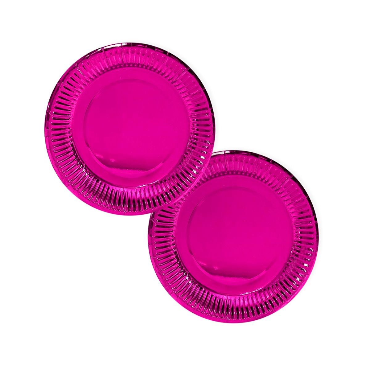 GENERICO - PLATO 7 CARTON FUCSIA METALLIC X6