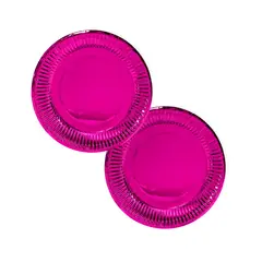 GENERICO - PLATO 7 CARTON FUCSIA METALLIC X6