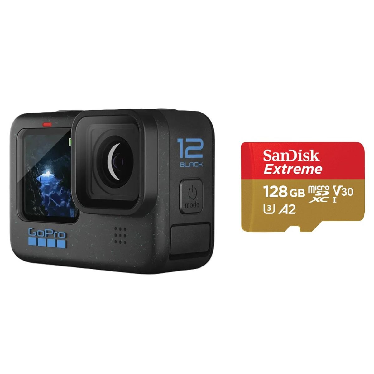 GOPRO - Cámara De Acción Gopro Hero12 Black + Sandisk Extreme 128gb