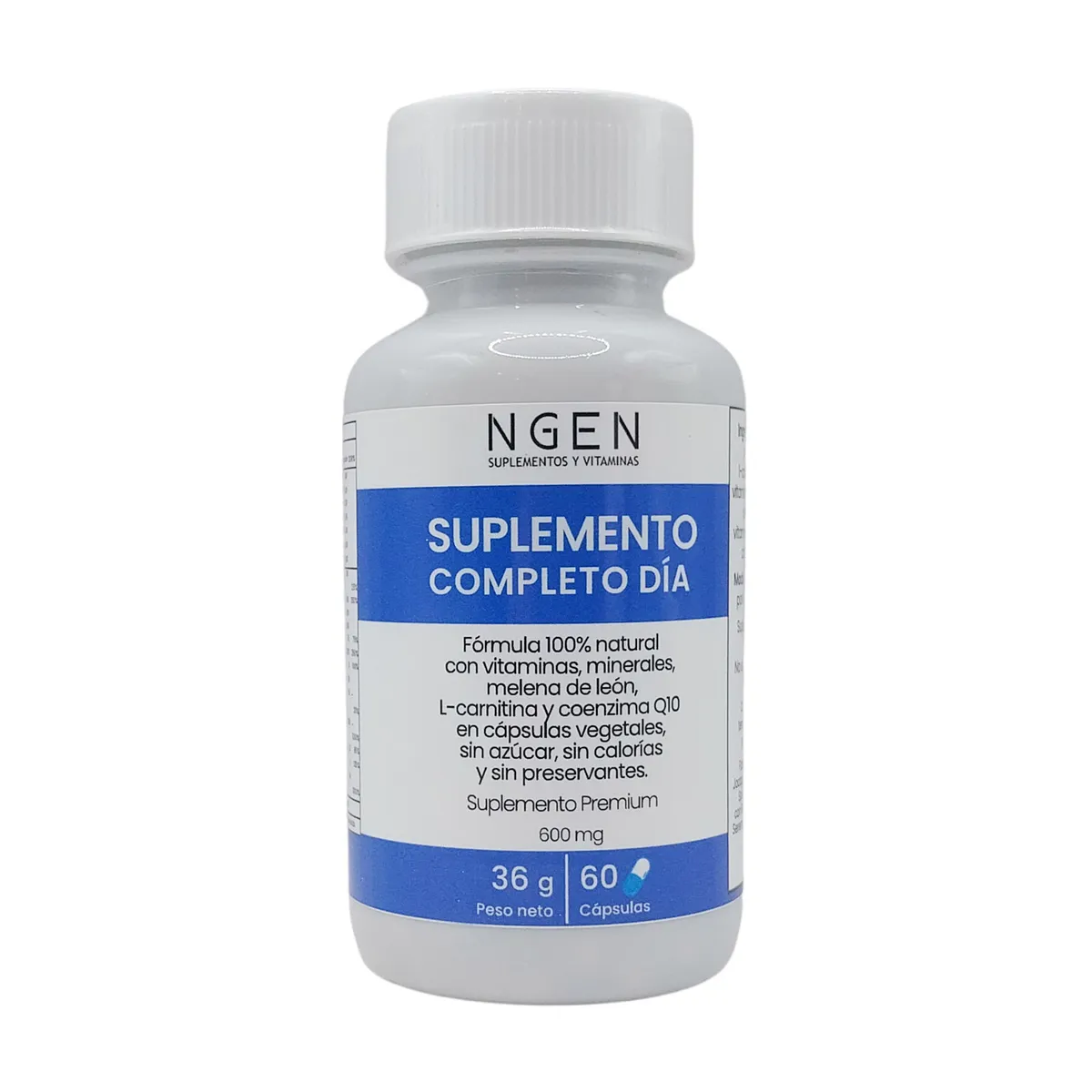 COSMETICA NATURAL NGEN - Suplemento Completo Día para 2 meses