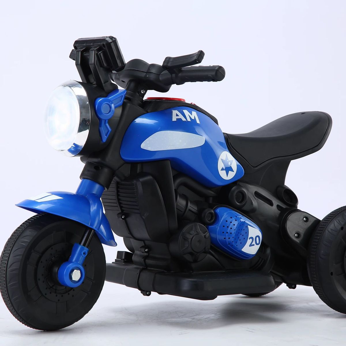 GENERICO - MOTO ELECTRICA 3 RUEDAS A BATERIA AZUL