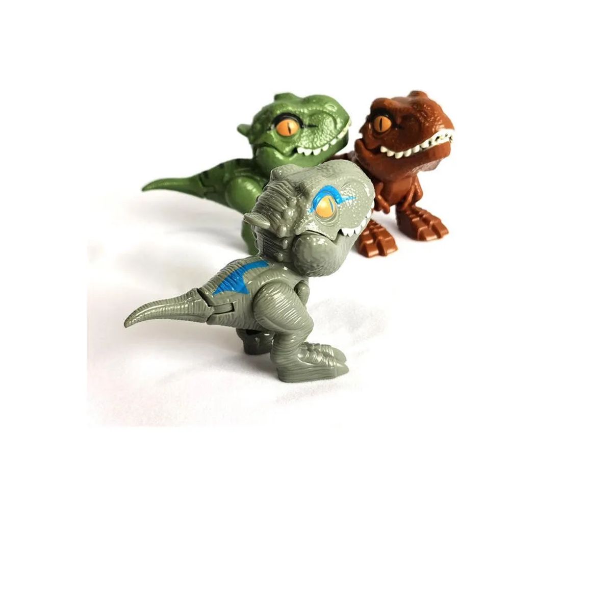 GENERICO - Juguete Set 4 Dinosaurios Interactivos Mini T Rex Para Niños