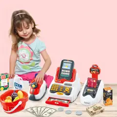 GENERICO - Juguete Infantil De Caja Registradora Para Niños 3 En 1