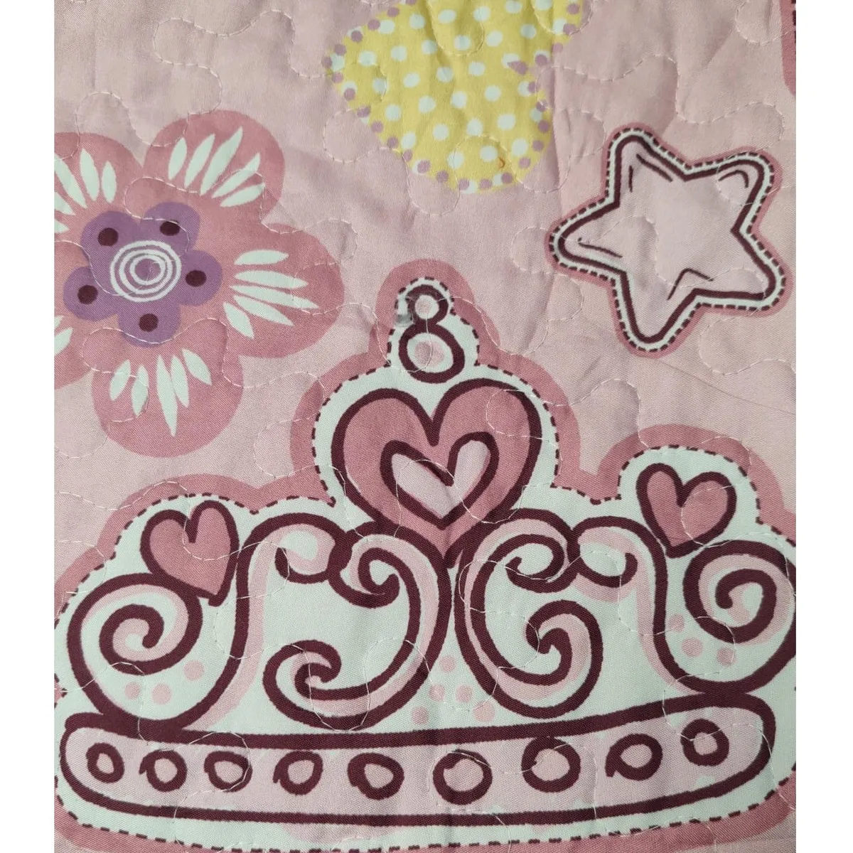 COMPRAPO - Cubrecama Quilt Infantil Liviano 1.5 Pza. Mod Princess + Funda