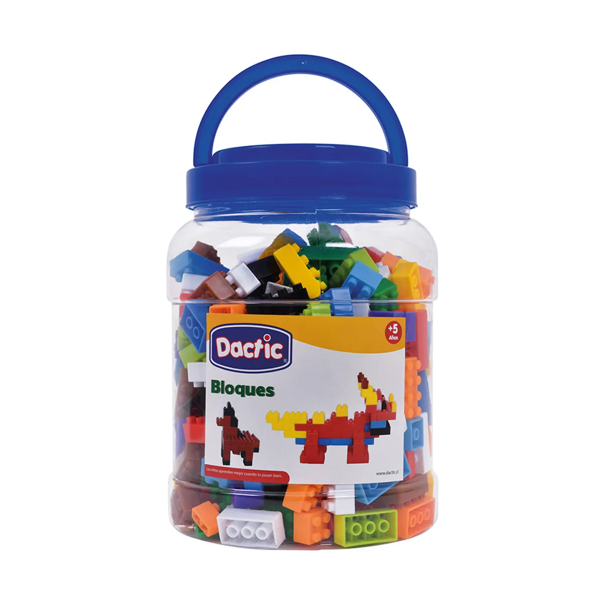 DACTIC - Bloques Pequeños Conectables de Plástico Dactic 300 Uds