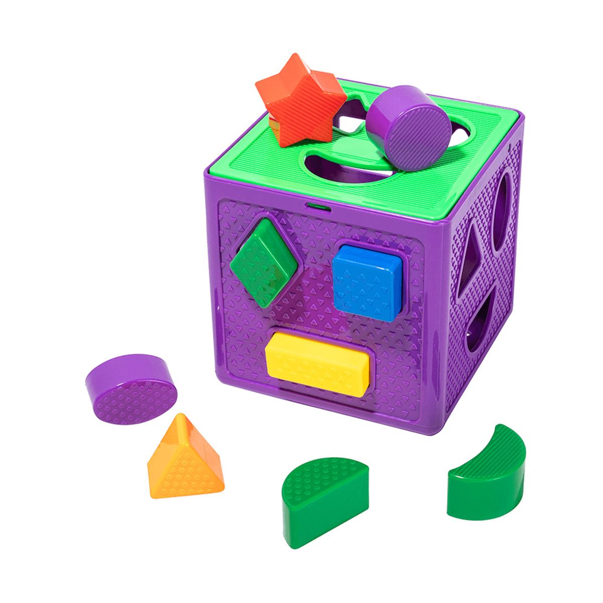 DACTIC - Cubo de Encaje Plástico 9 Piezas