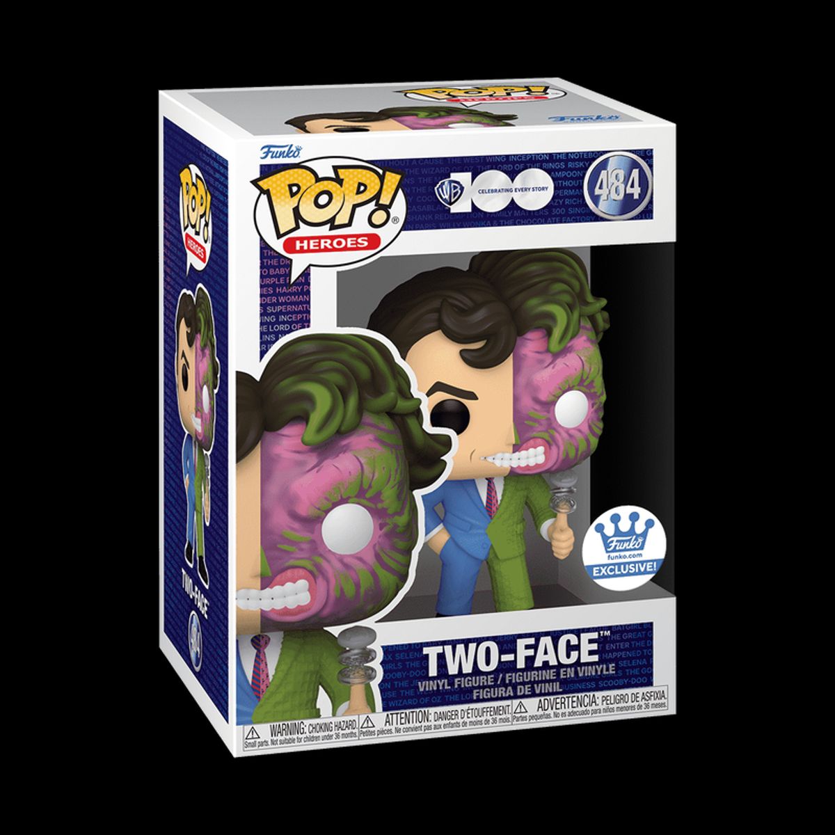 FUNKO - Funko Pop DC Batman – Dos Caras 484 + Protector