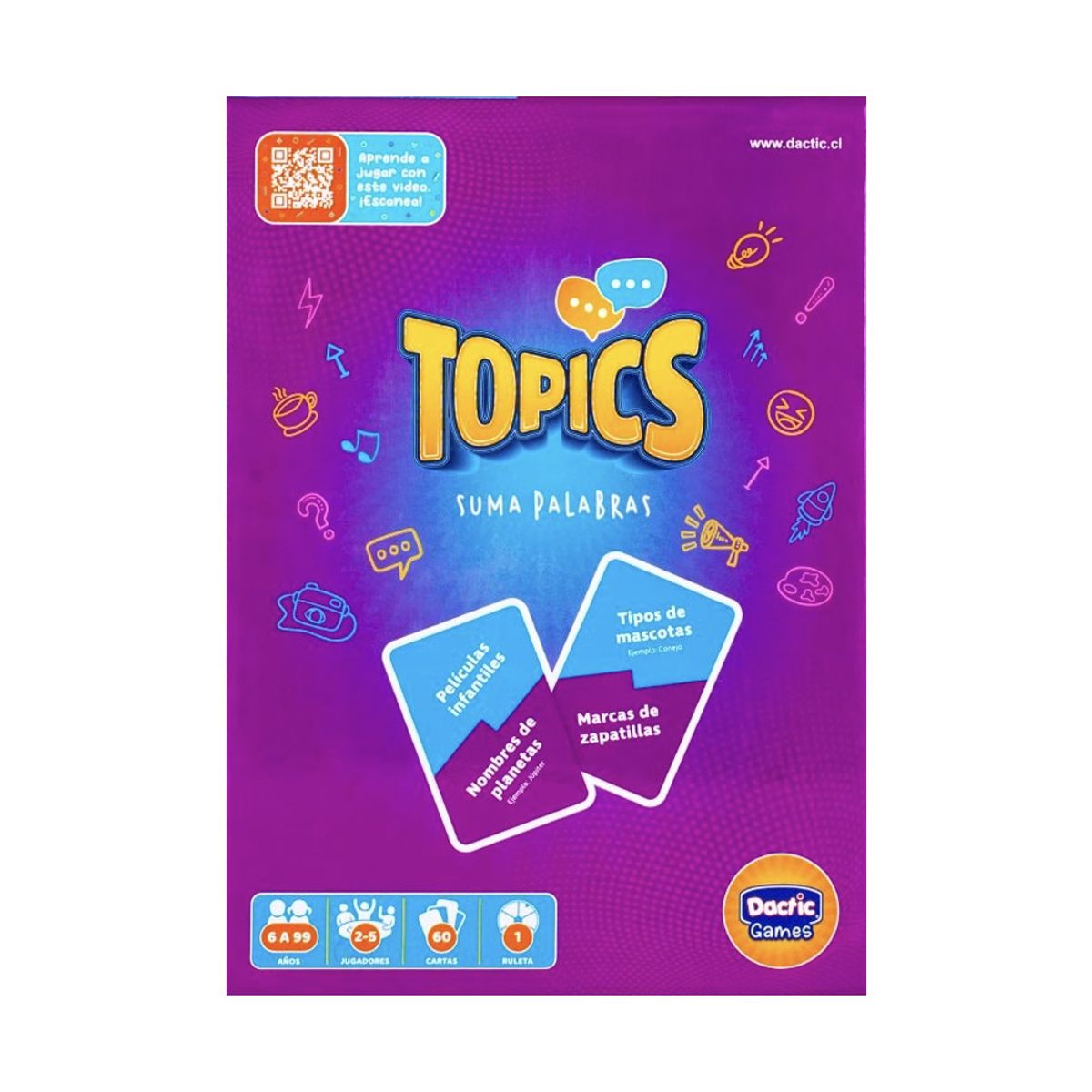DACTIC - Juego de Mesa Topics Dactic