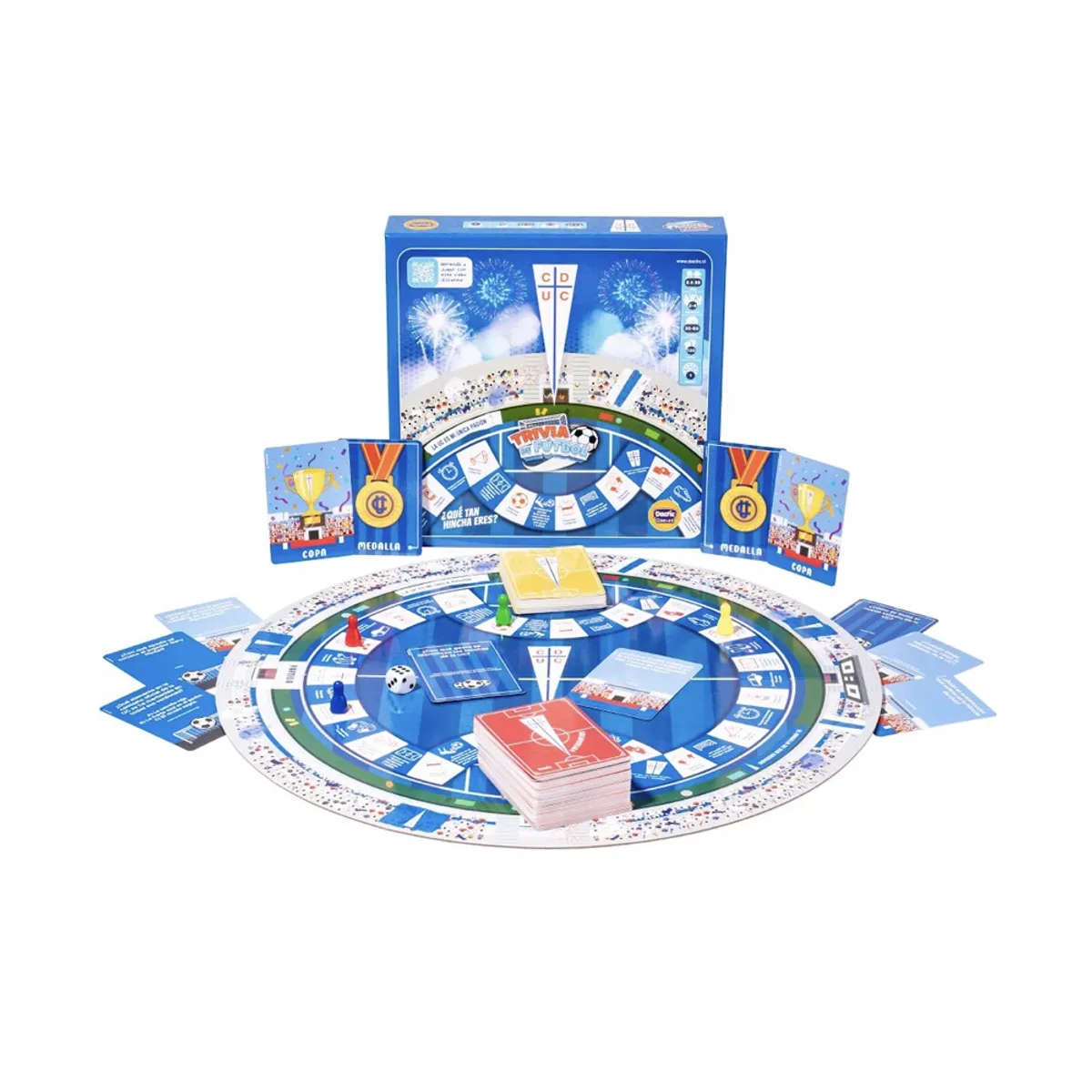 DACTIC - Juego de Mesa Trivia de Fútbol Universidad Católica Dactic