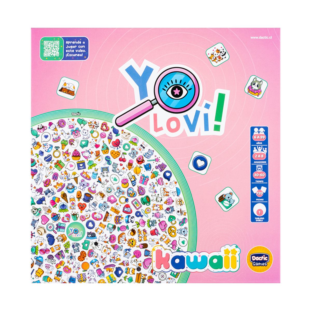 DACTIC - Juego de Mesa Yo lo Vi Kawaii Dactic