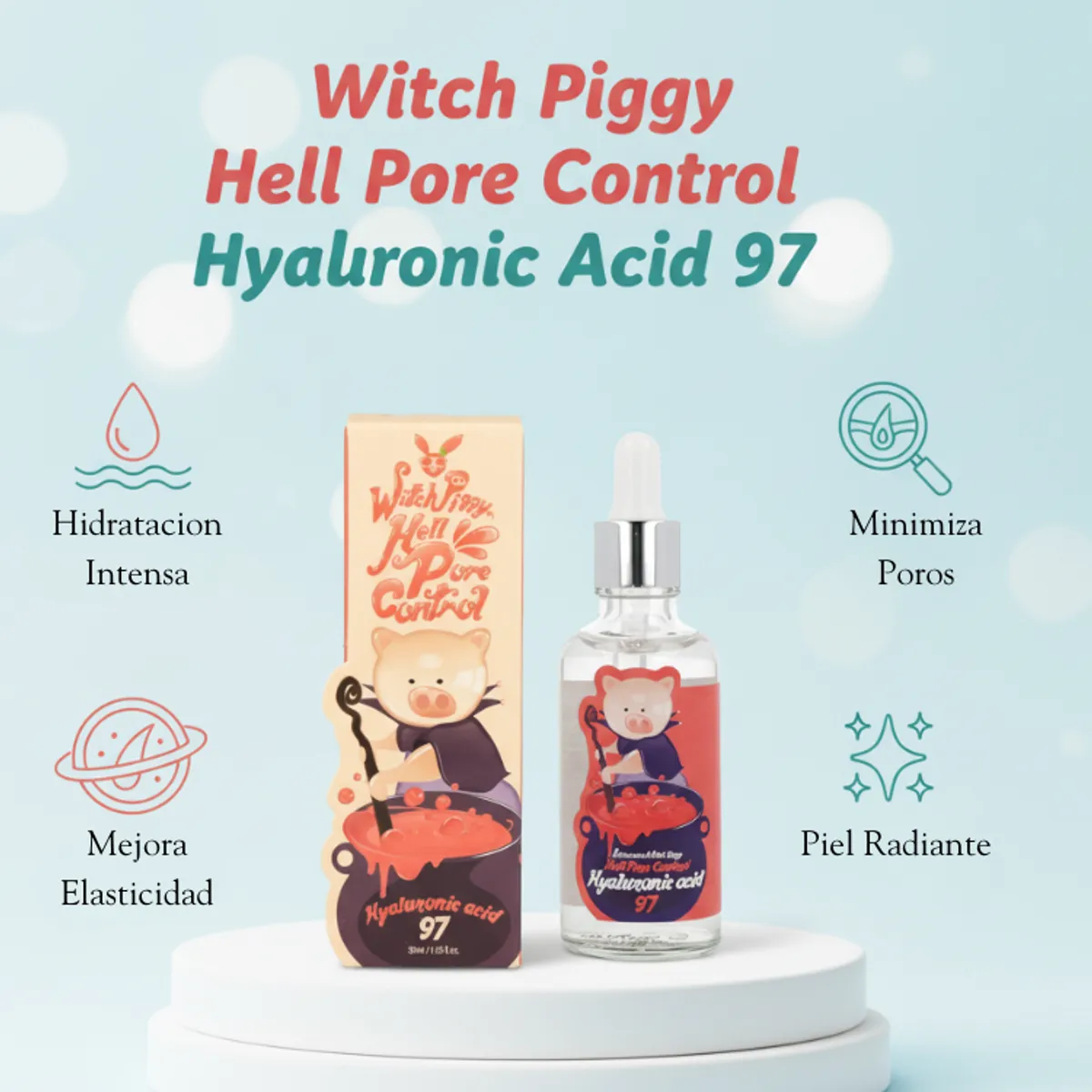 ELIZAVECCA - Serum Hidratante Ácido Hialurónico 97% Hell Pore Control 97% Elizavecca