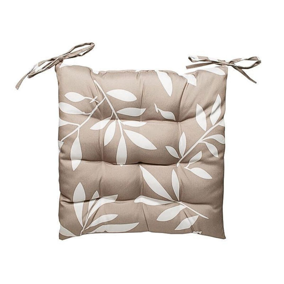 BOHEMIK - Pack de 2 Cojines para silla 40 cm x 40 cm Prado Beige
