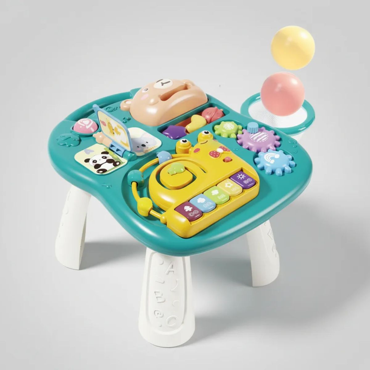 GENERICO - Mesa de Juego Educativa 2 en 1 para Bebé con Música y Actividades
