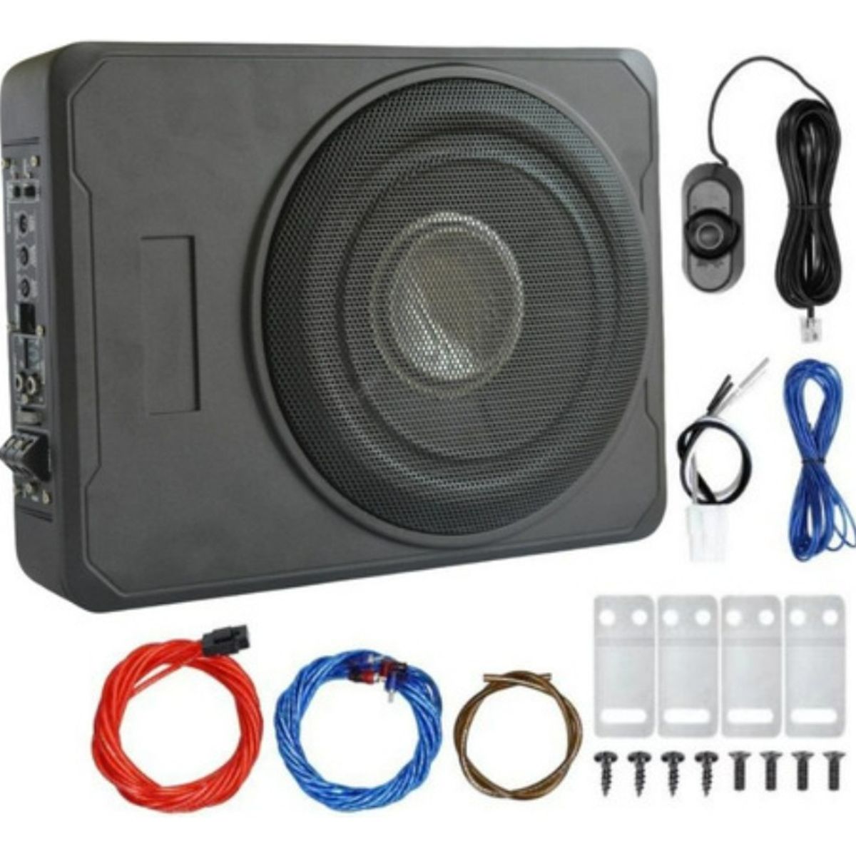 AUDOTO - Subwoofer Plano Amplificador Parlante + Control Volumen