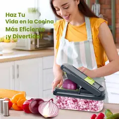 MOVI - Picador y Rallador de verduras y frutas 12 en 1