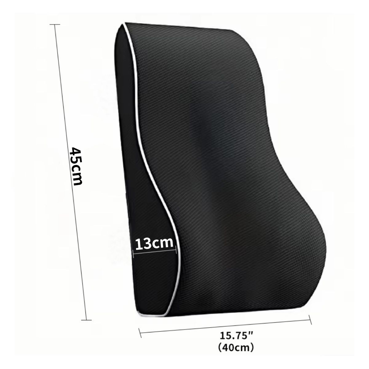 KINDA NICE - Cojín Apoyo Lumbar De Espuma Con Memoria para Auto Y Hogar