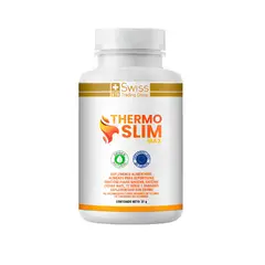 SWISS NATURE LABS - Suplemento Alimenticio Thermo Slim Quemador de Grasa 60 Capsulas Sin Azucar Con Ginseng Panax
