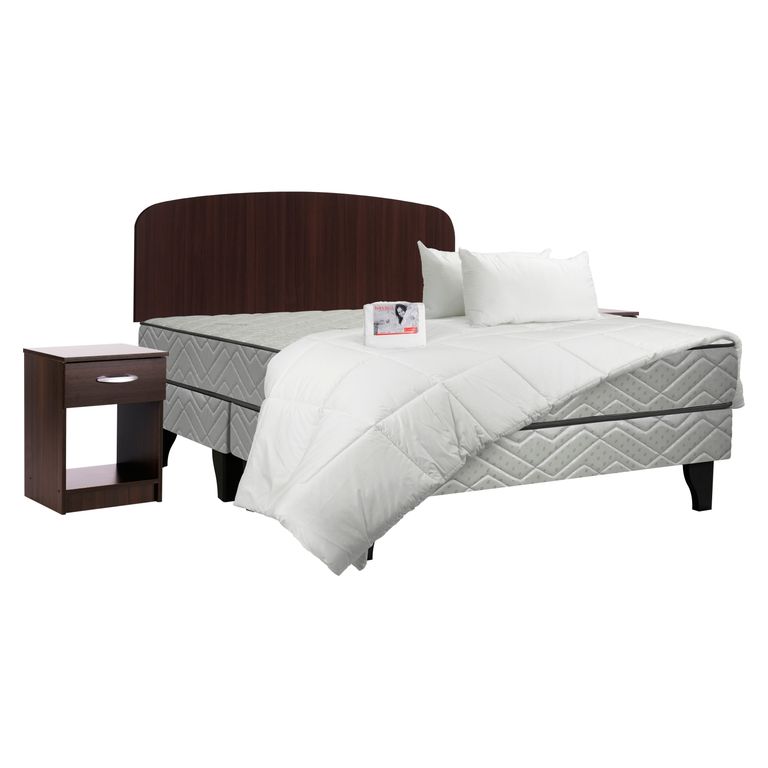 CELTA Cama Europea Apolo Black13 2 Plazas