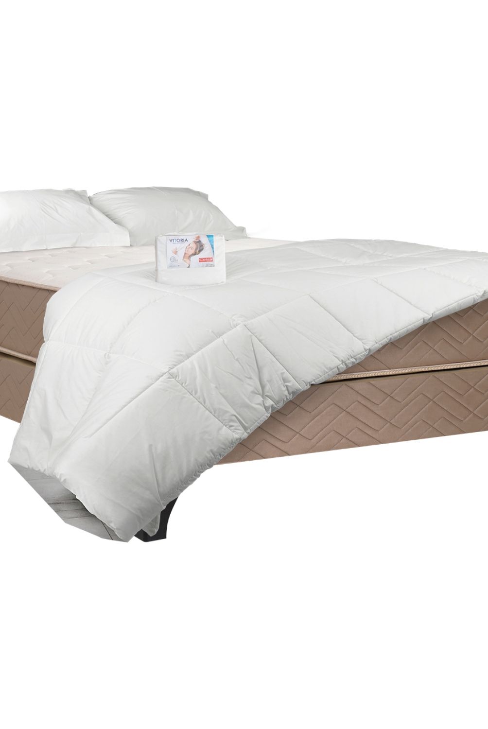 CELTA - Cama Europea Bamboo + Textil 2 Plazas Celta