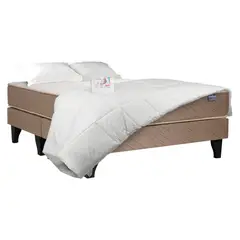 CELTA - Cama Europea Bamboo + textil 2 plazas Base Dividida