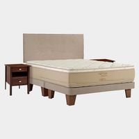 Cama Europea Organic Cotton + Set Aragon King