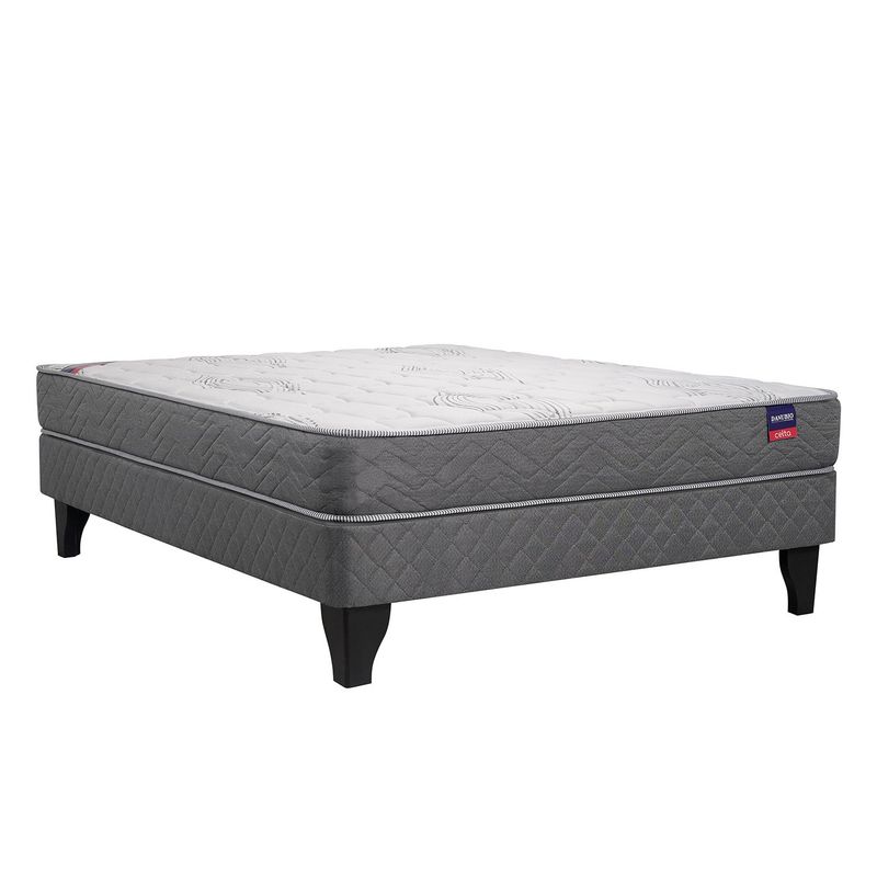 CELTA - Cama Europea Danubio 2 Plazas X 1.90Mt Base Normal Celta