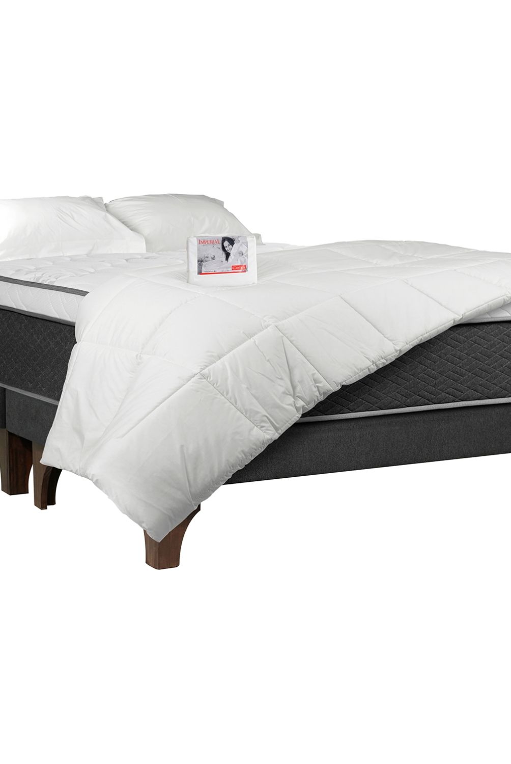 CELTA - Cama Europea Everest King Celta + Textil King