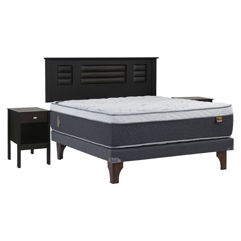 CELTA - Cama Europea Everest + Set Paris 2 plazas x 2 mt.