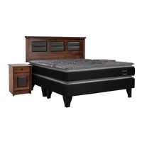 Cama Europea Terapeutic + Set Villarreal + Textil King