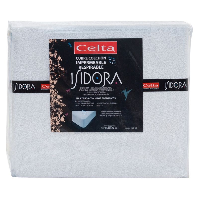 CELTA - Cubre Colchones Isidora 1.5 Plazas Celta