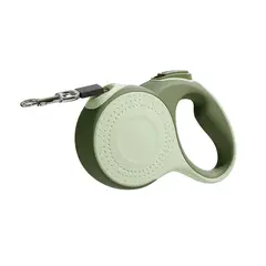ATURE - Correa Perro Automática Verde Retráctil 8mts Soporte Bolsas